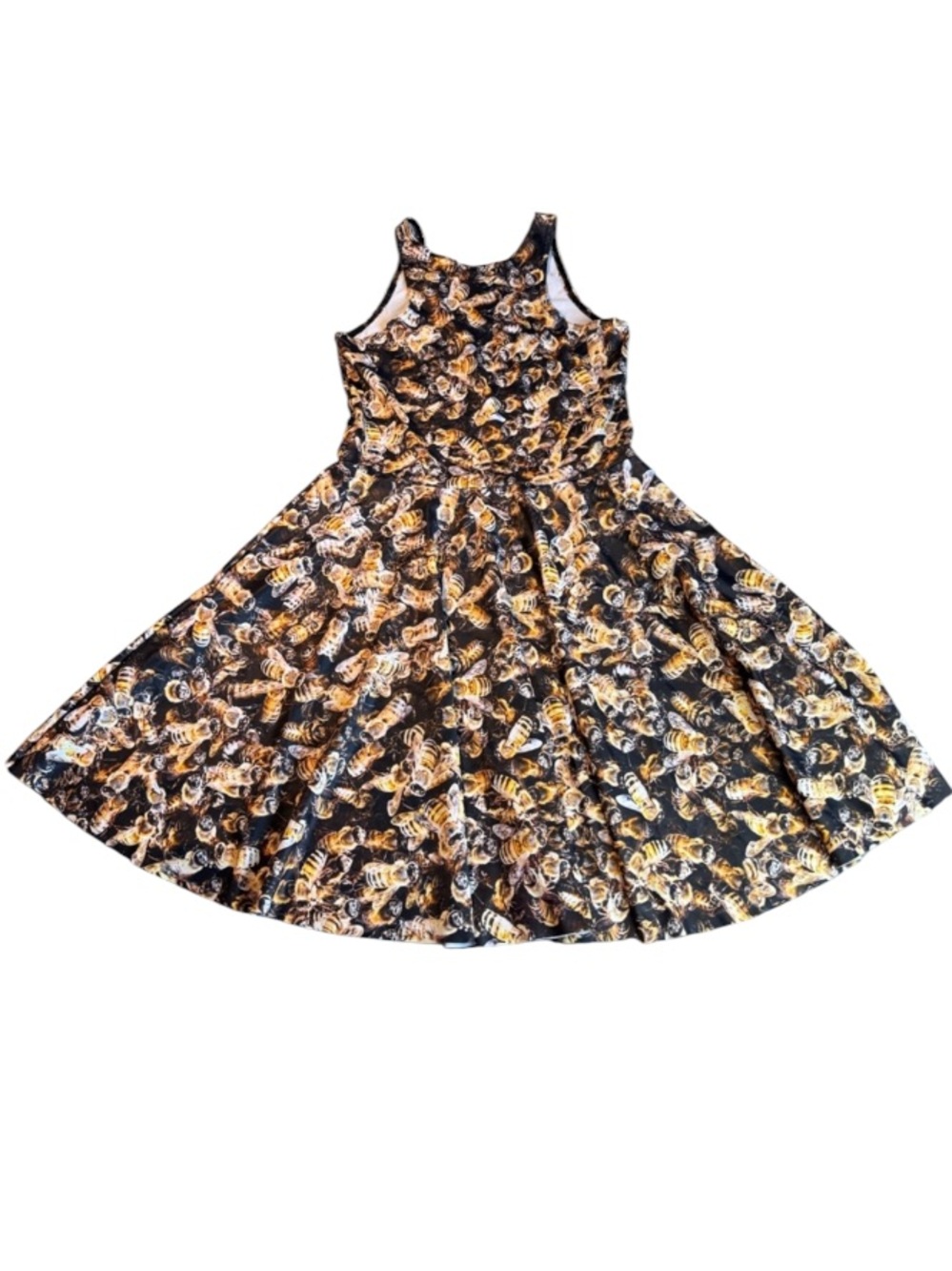 NWOT Blackmilk Bee Reversible Skater Dress ~ LIMITED Size Large - Picture 4 of 12